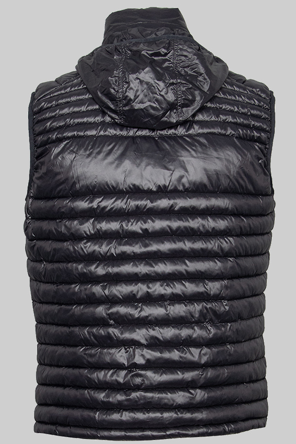 VEST WITH HOODIE KARL LAGERFELD - 990 BLACK